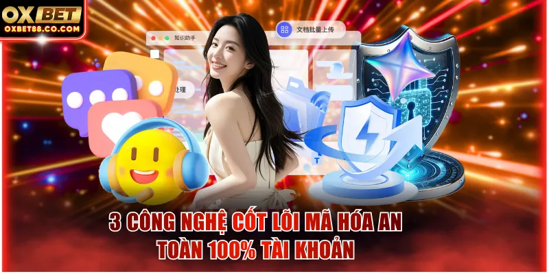 3 công nghệ cốt lõi mã hóa an toàn 100% tài khoản